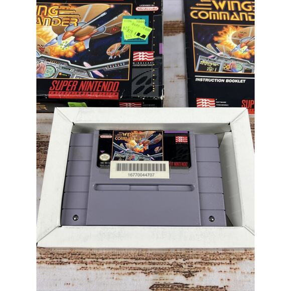 Wing Commander Super Nintendo SNES CIB Complete in Box w/ manual - Picture 3 of 8